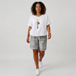 Clara Striped Relaxed-Fit Shorts