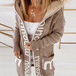Marlene Knit Hooded Open Cardigan