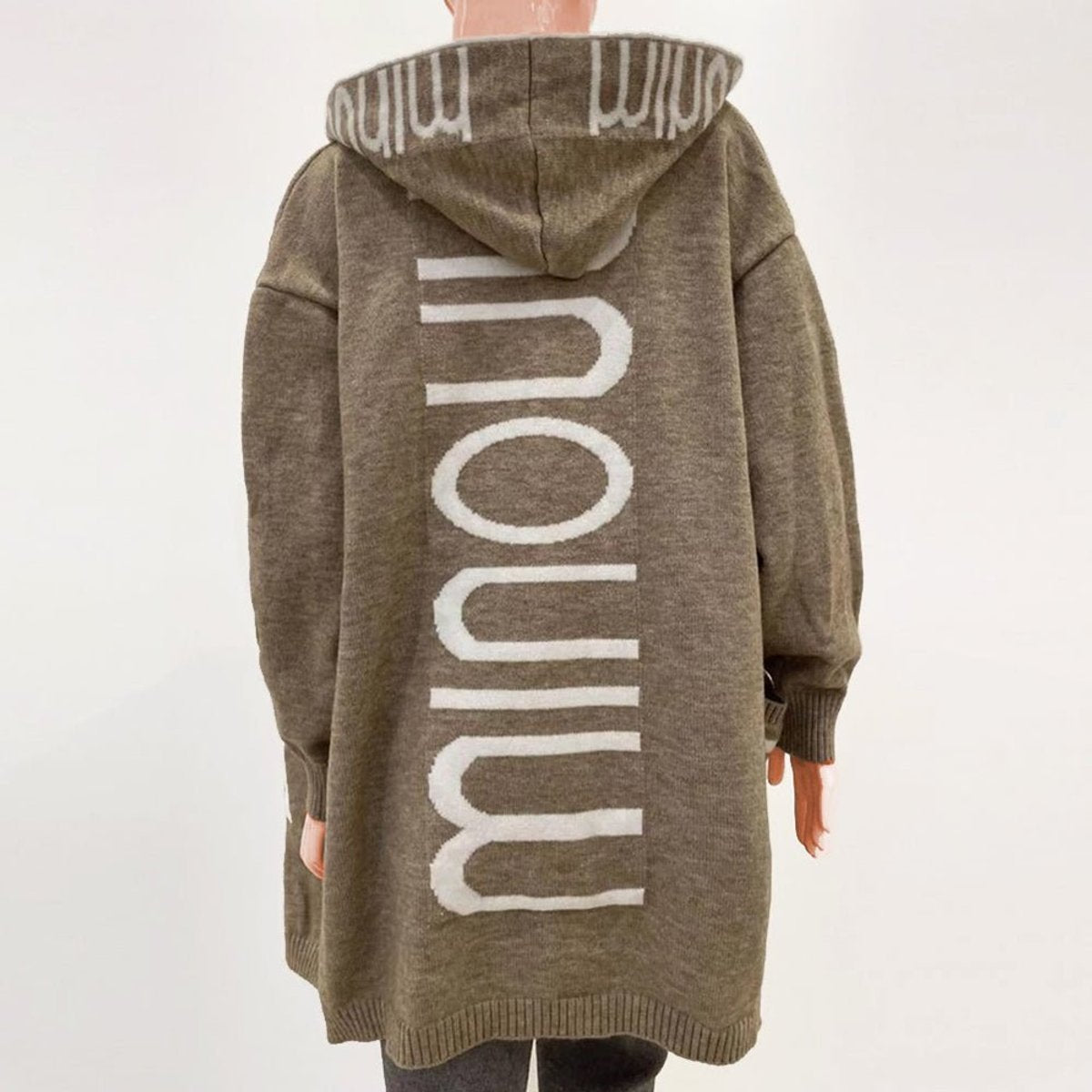 Marlene Knit Hooded Open Cardigan
