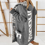 Marlene Knit Hooded Open Cardigan