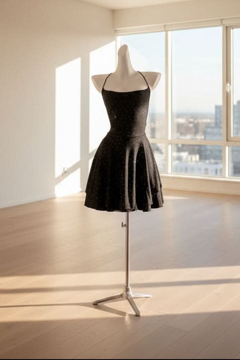 Marlene Sequin Flared Mini Dress