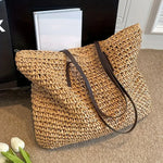 Johanna Woven Bohemian Straw Tote Bag