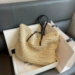 Johanna Woven Bohemian Straw Tote Bag