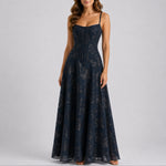 Marlene Floral Corset Maxi Dress