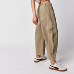 Elisabeth High-Waist Barrel-Leg Relaxed-Fit Jeans
