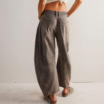 Elisabeth High-Waist Barrel-Leg Relaxed-Fit Jeans