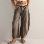 Elisabeth High-Waist Barrel-Leg Relaxed-Fit Jeans