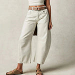 Elisabeth High-Waist Barrel-Leg Relaxed-Fit Jeans