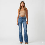 Annika High-Waist Flared Jeans