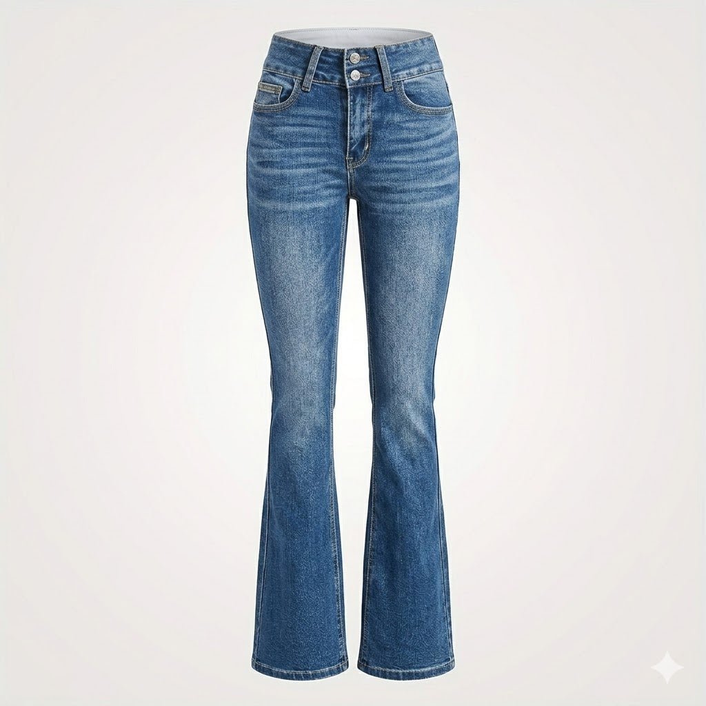 Annika High-Waist Flared Jeans