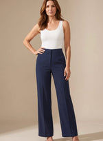 Greta High-Waist Straight-Leg Trousers