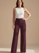 Greta High-Waist Straight-Leg Trousers
