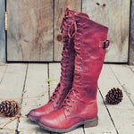 Lena Tall Lace-Up Riding Boots