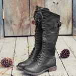 Lena Tall Lace-Up Riding Boots