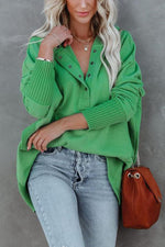 Frieda Oversized Long-Sleeve Hooded Tunic Sweatshirt