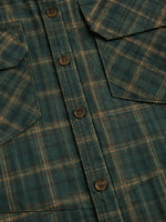 Emilia Plaid Flannel Maxi Shirt Dress