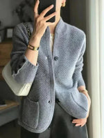 Johanna Cashmere Wool Button-Front Cardigan