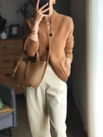 Johanna Cashmere Wool Button-Front Cardigan