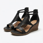 Katharina Wedge Sandals with Ankle Strap