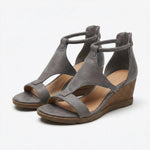 Katharina Wedge Sandals with Ankle Strap