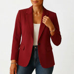 Marie Classic Single-Button Tailored Blazer