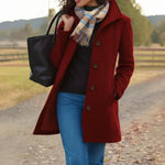Charlotte Classic Mid-Length Button Coat