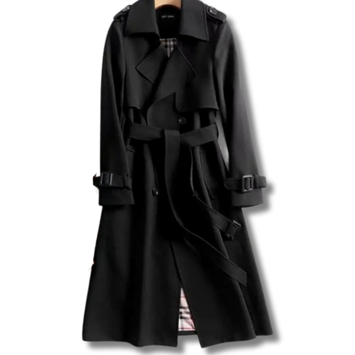 Frieda Classic Belted Trench Coat for Winter