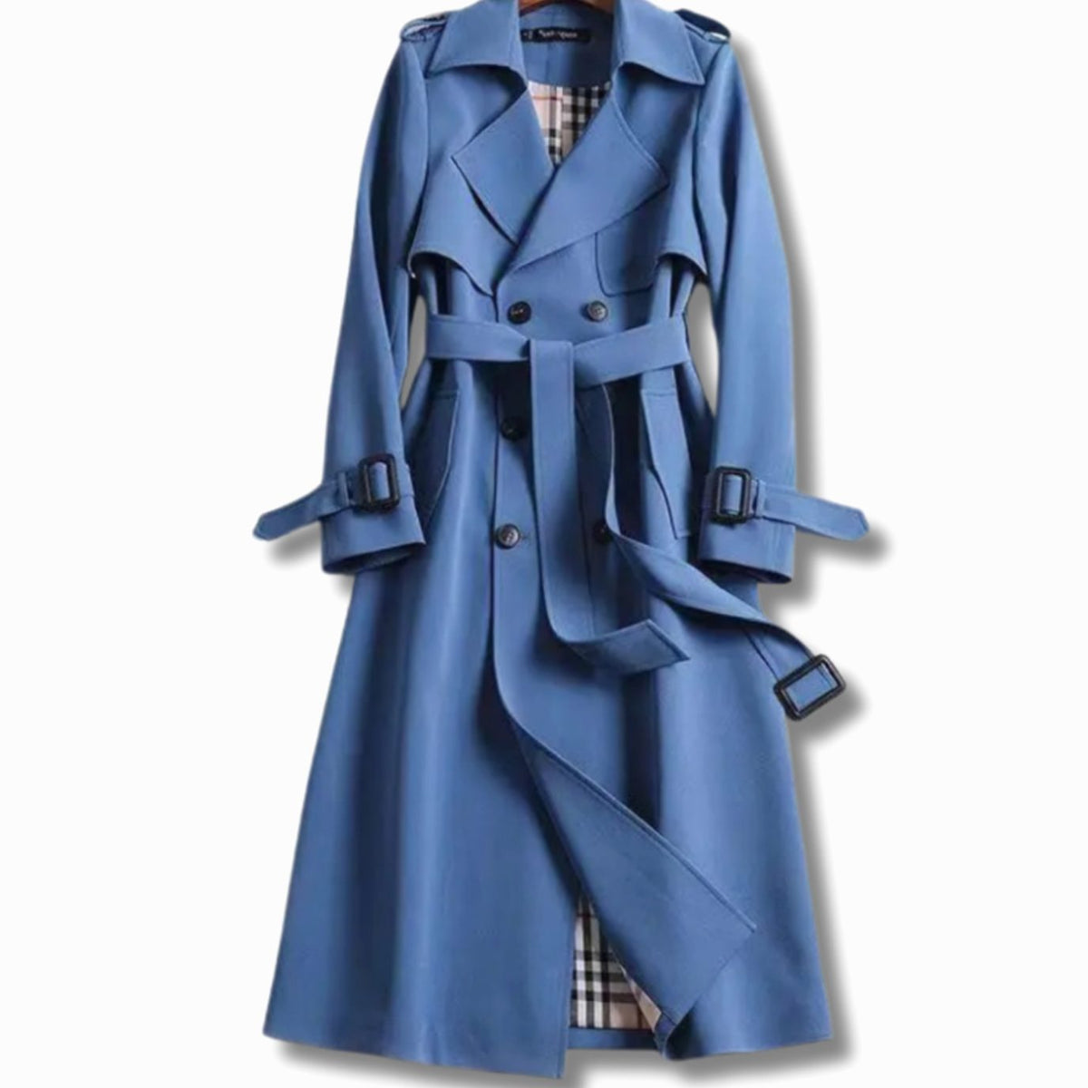 Frieda Classic Belted Trench Coat for Winter