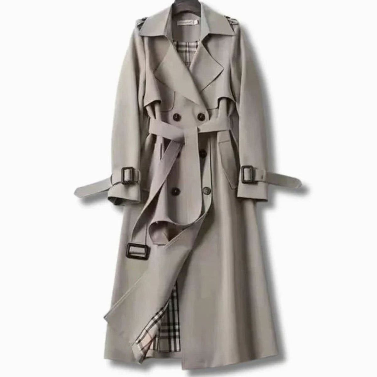 Frieda Classic Belted Trench Coat for Winter