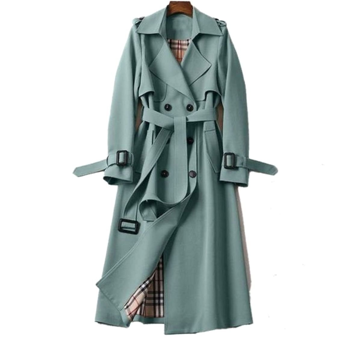 Frieda Classic Belted Trench Coat for Winter