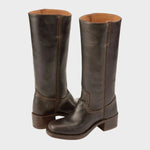 Mia Classic Western Knee-High Leather Boots