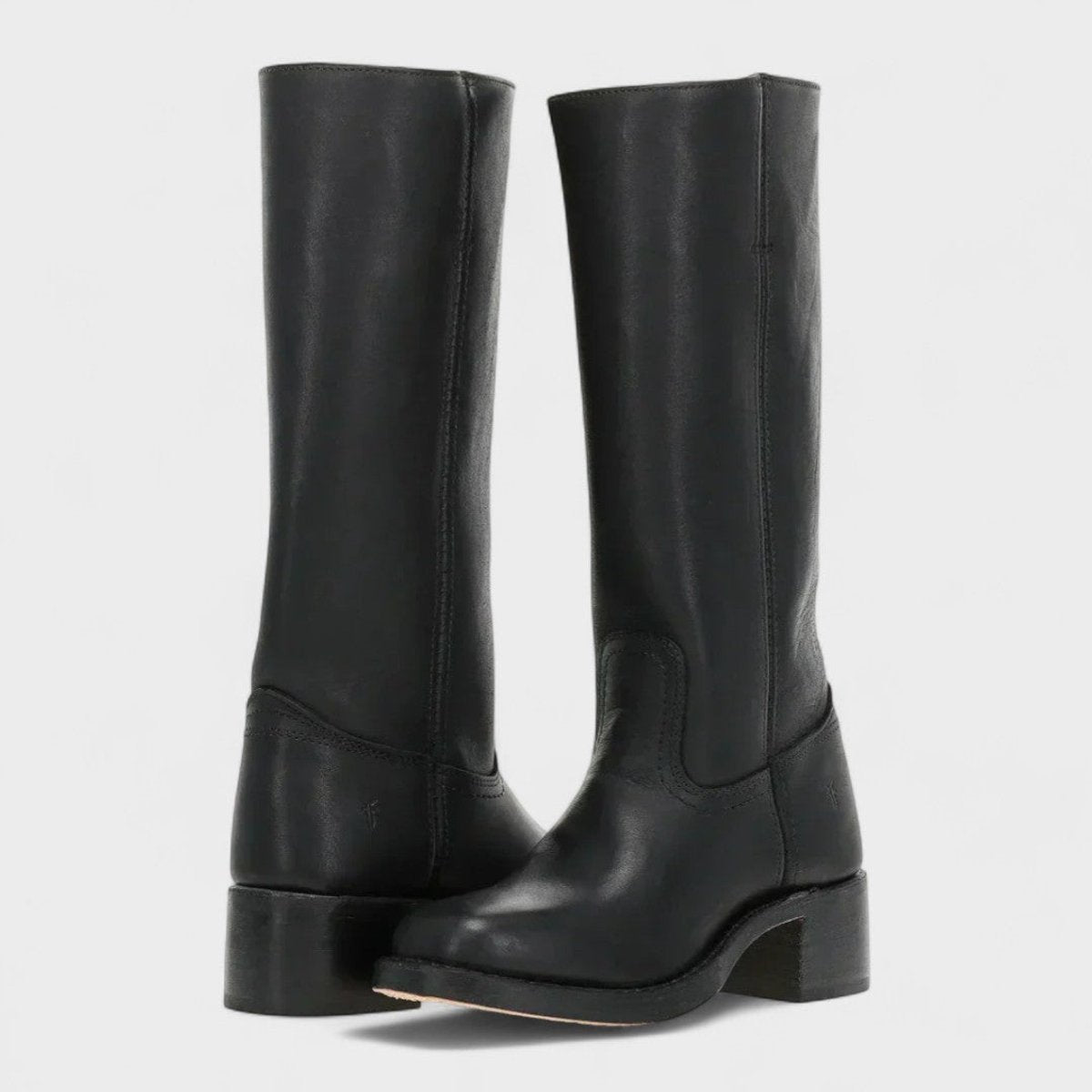 Mia Classic Western Knee-High Leather Boots