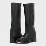 Mia Classic Western Knee-High Leather Boots