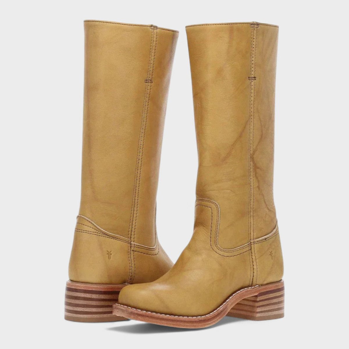 Mia Classic Western Knee-High Leather Boots