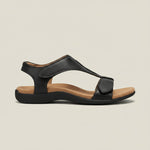 Greta T-Strap Velcro Comfort Sandals