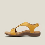 Greta T-Strap Velcro Comfort Sandals