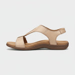 Greta T-Strap Velcro Comfort Sandals