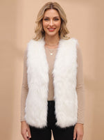 Frieda Faux Fur Lined Sleeveless Vest