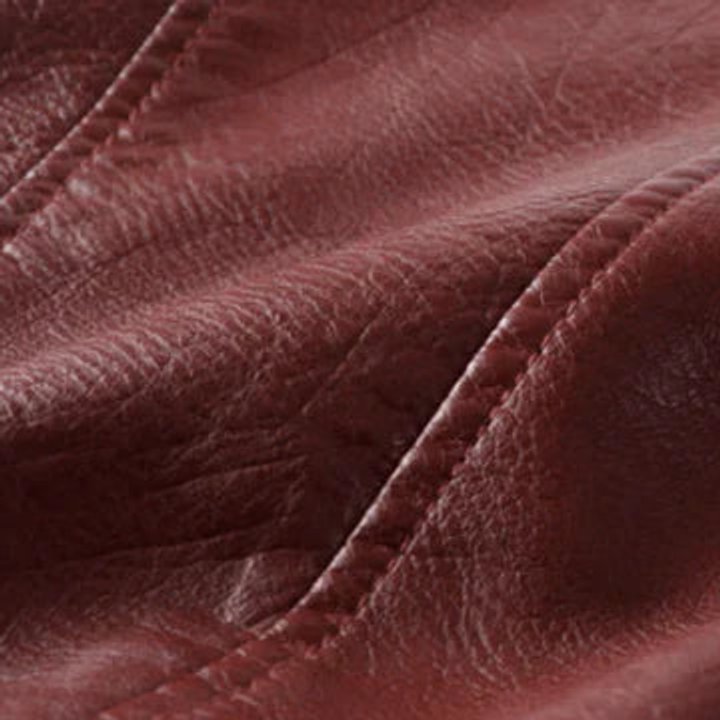 Annika Faux Leather Cropped Biker Jacket
