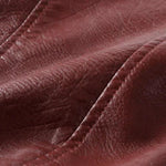 Annika Faux Leather Cropped Biker Jacket