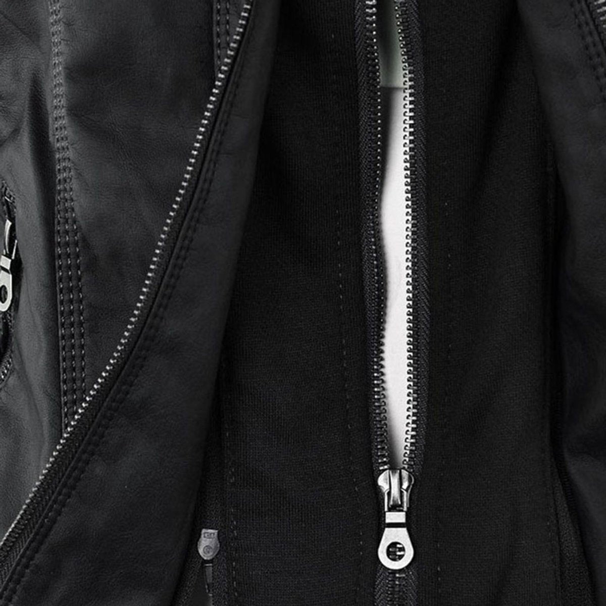 Annika Faux Leather Hooded Jacket
