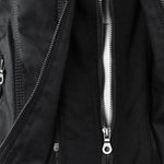 Annika Faux Leather Hooded Jacket