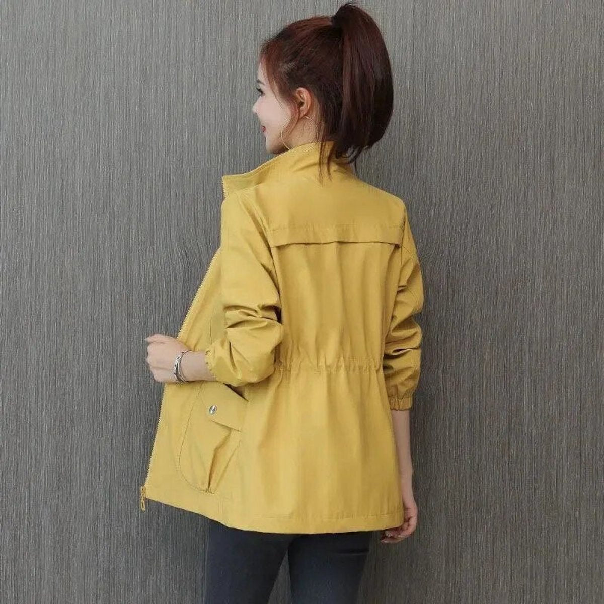 Luisa Lightweight Breathable Cropped Jacket