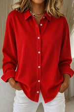 Katharina Long-Sleeve Button-Down Blouse Relaxed Fit
