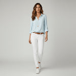 Sophie Long Sleeve Collared Button-Front Blouse