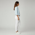 Sophie Long Sleeve Collared Button-Front Blouse