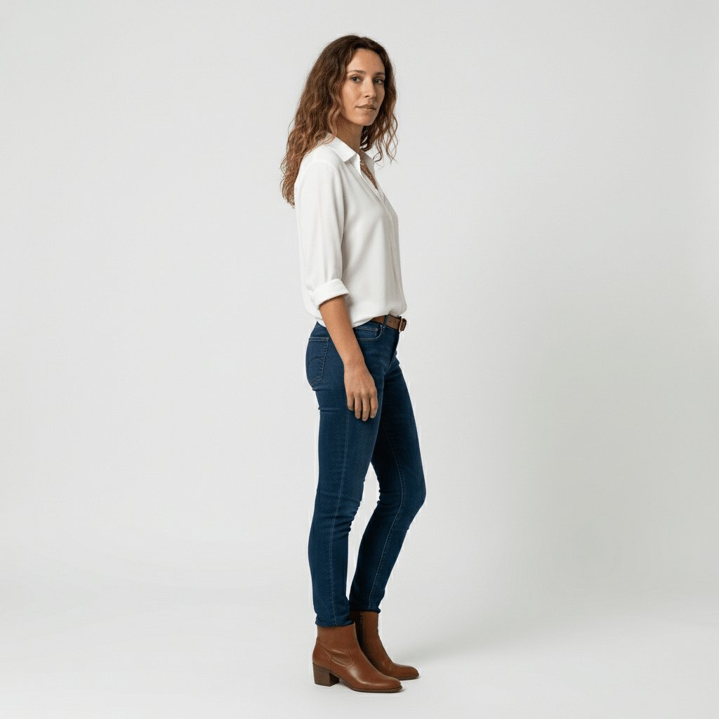 Sophie Long Sleeve Collared Button-Front Blouse