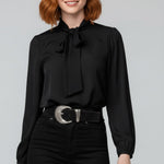 Sophie Bow Collar Relaxed Blouse