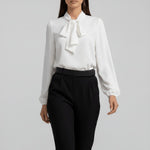 Sophie Bow Collar Relaxed Blouse