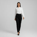 Sophie Bow Collar Relaxed Blouse